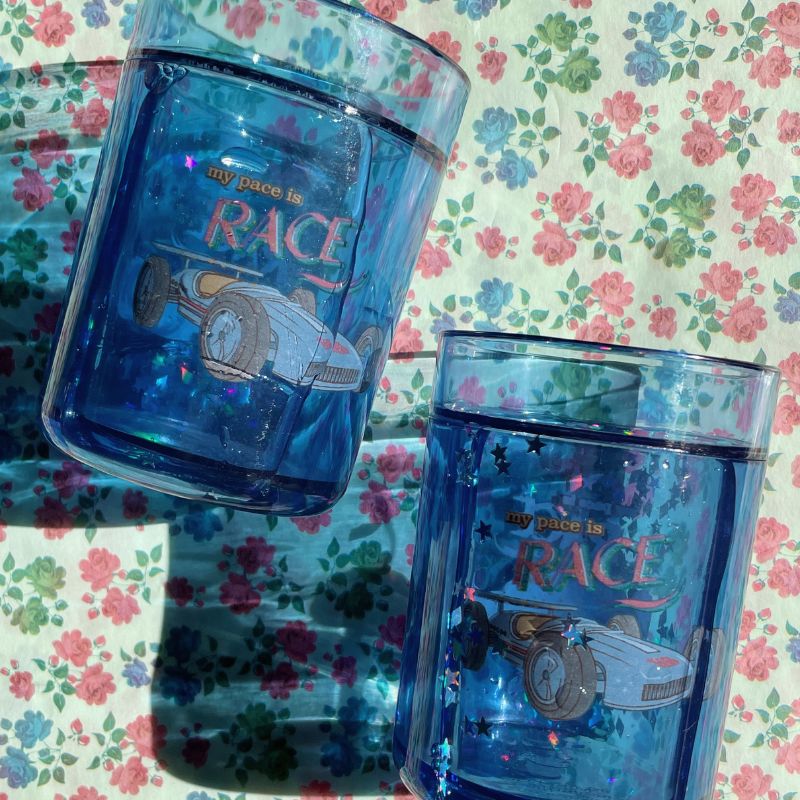 Glitterkopper 2stk - Race