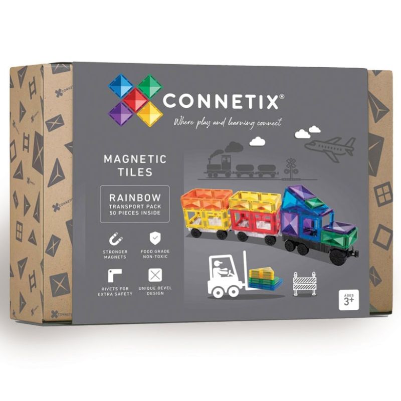 Rainbow transport pakke - 50 dele