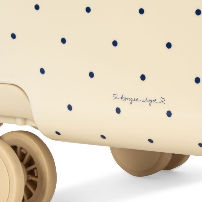 Rejsekuffert - Navy dots