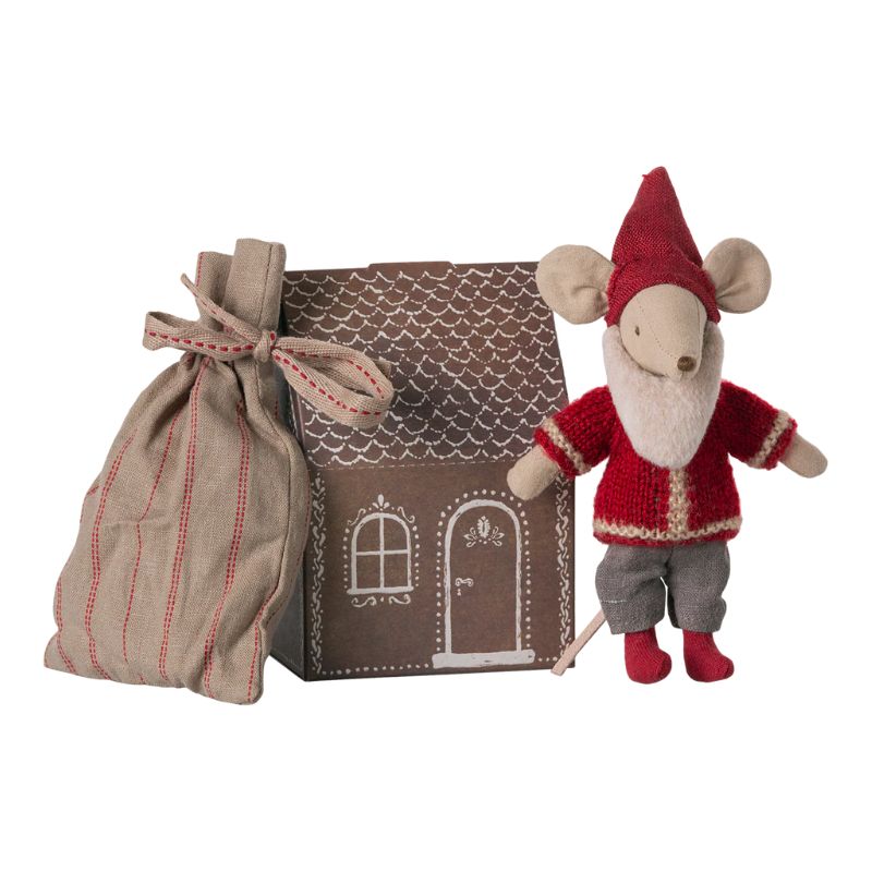 Julemandmus i honningkagehus