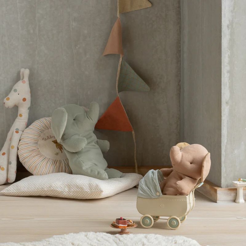 Medium elefantbamse - Grå