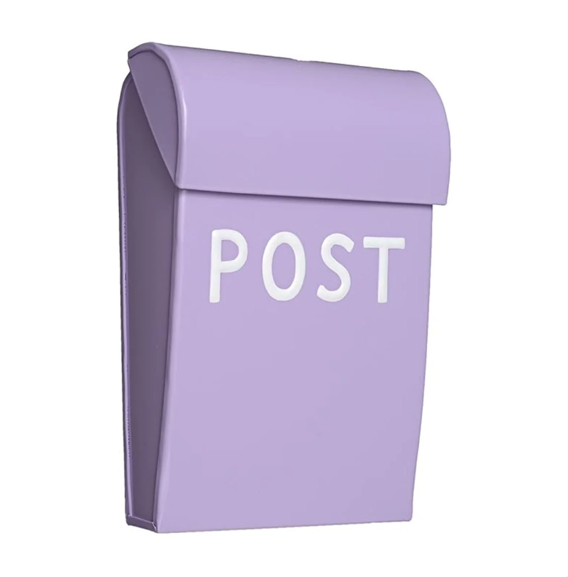 Postkasse - lilla