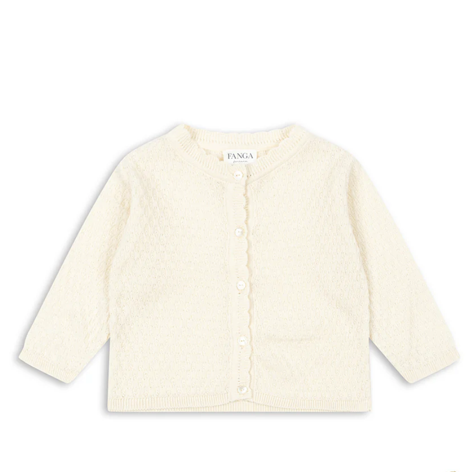 Venti Pointelle Cardigan