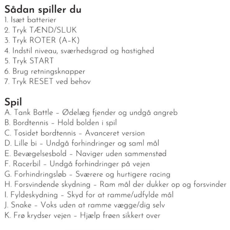Pocket game grøn