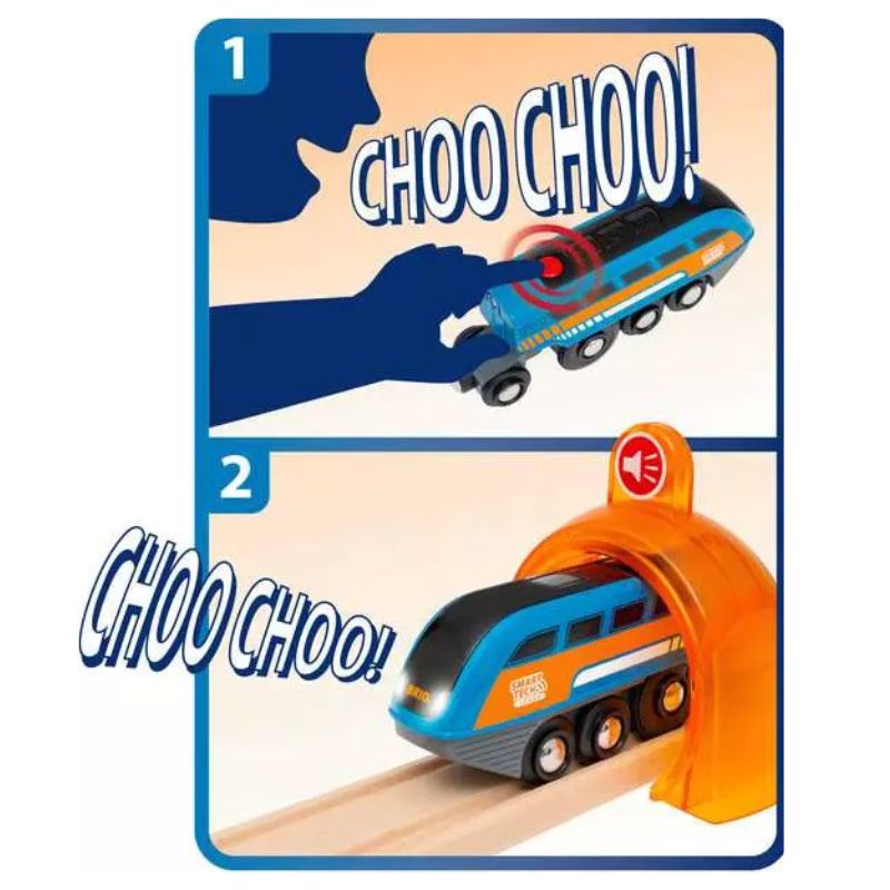 Smart tech lokomotiv med lydoptagelse