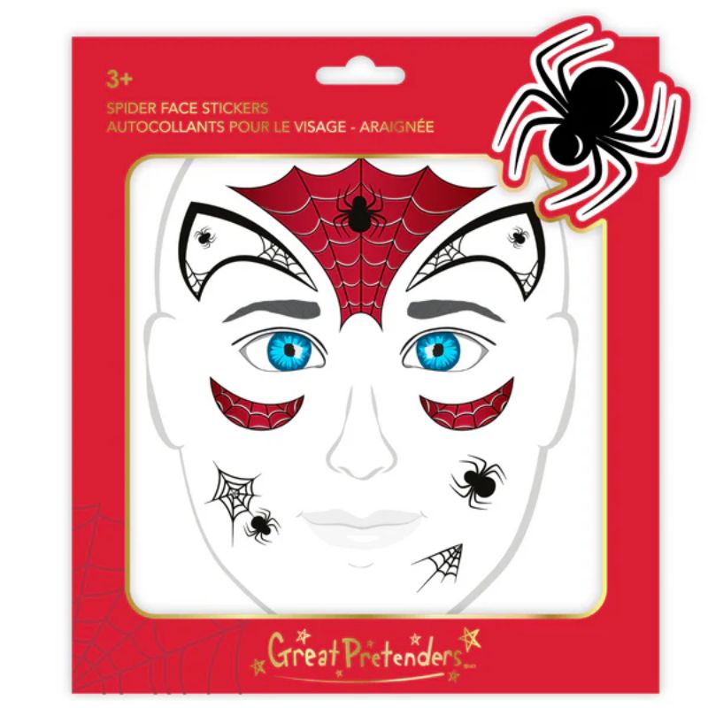 Ansigtsstickers - Spiderman