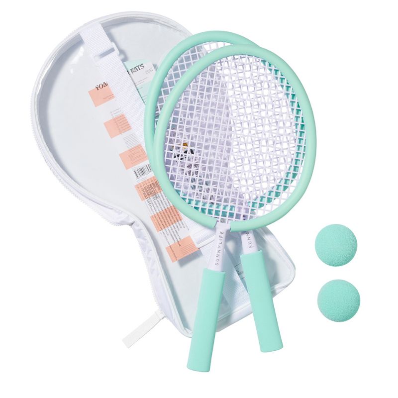 Strandsæt med ketchere og bolde