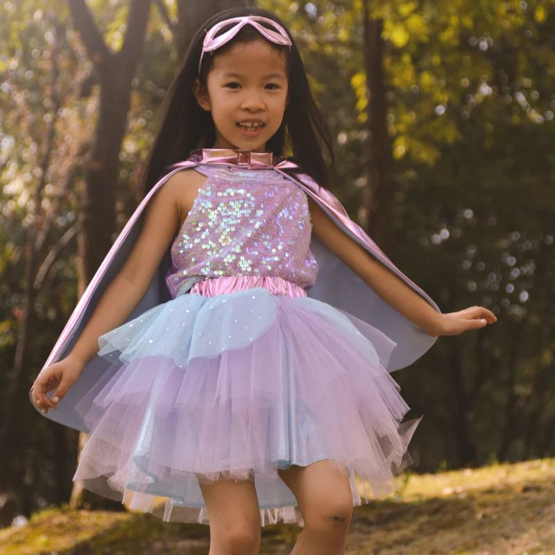 Super-duper tutu, kappe og maske (4-6 år)