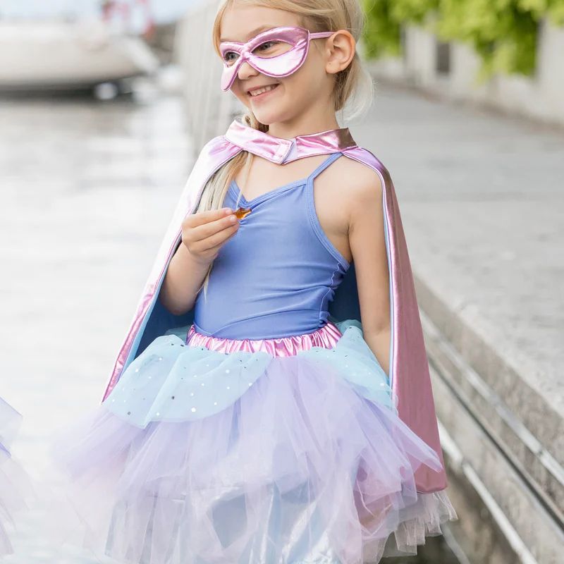 Super-duper tutu, kappe og maske (4-6 år)