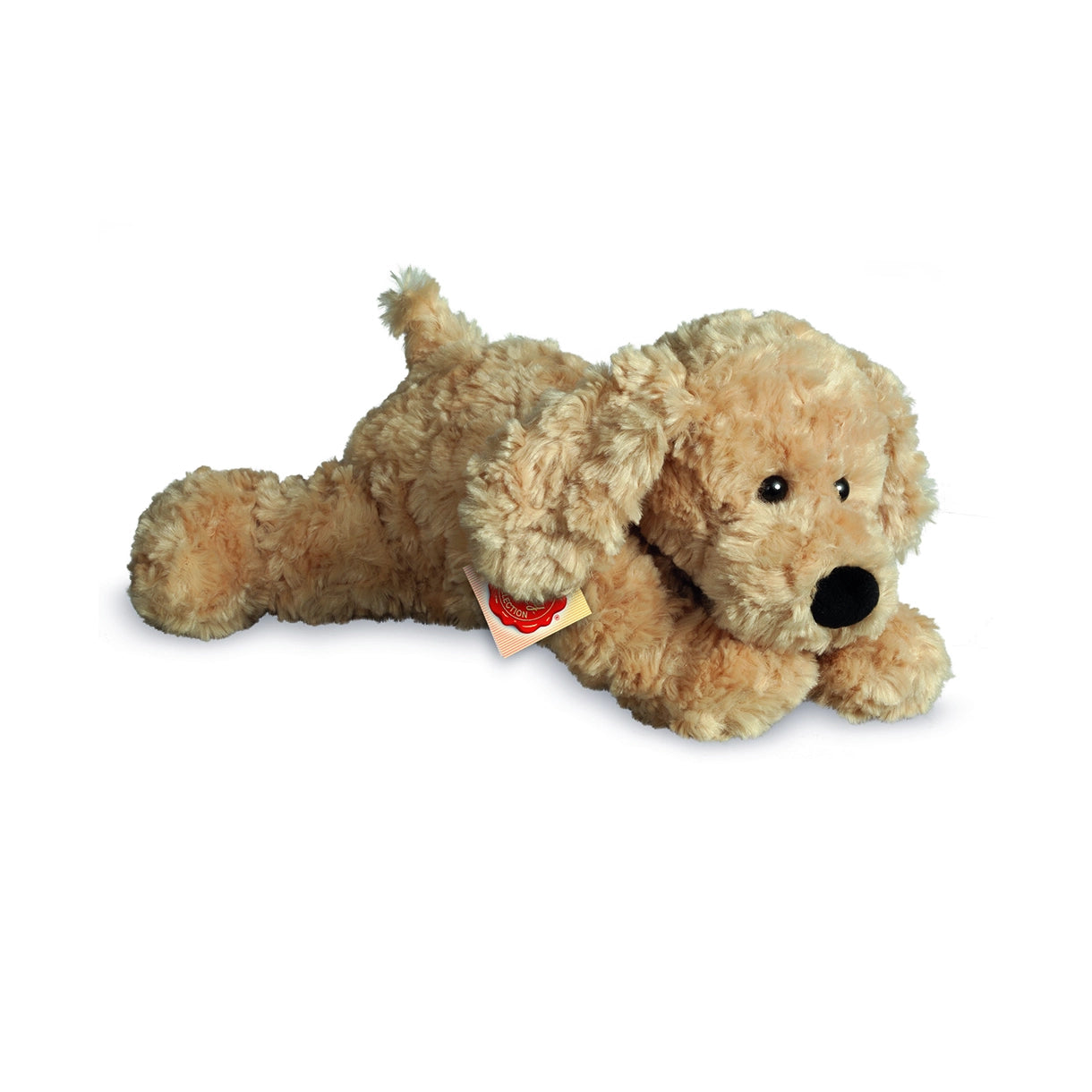 Bamse liggende hund beigefarvet