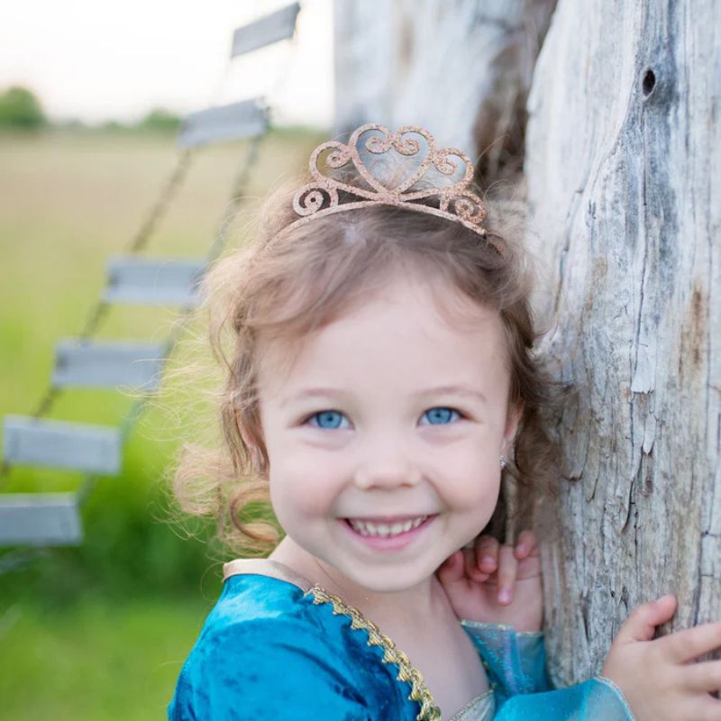 Glitter Tiara - Guld