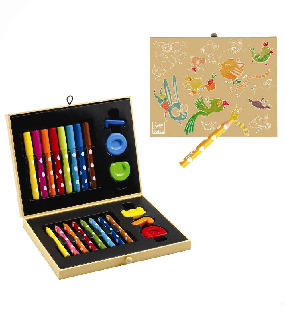 Tegnekuffert for de mindste