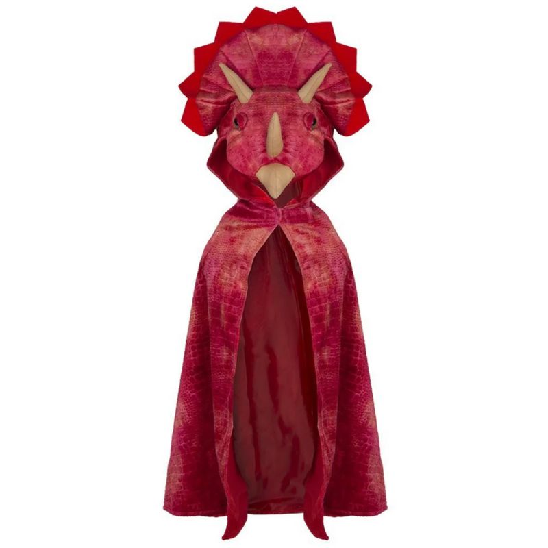 Triceratopskappe rød (4-6 år)