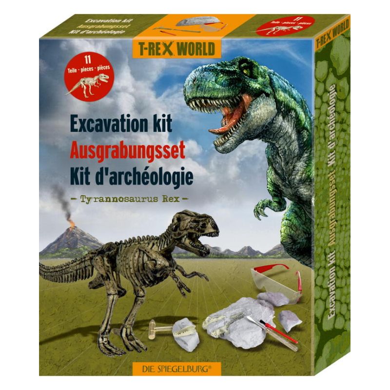 Udgravningssæt med T-Rex dinosaur