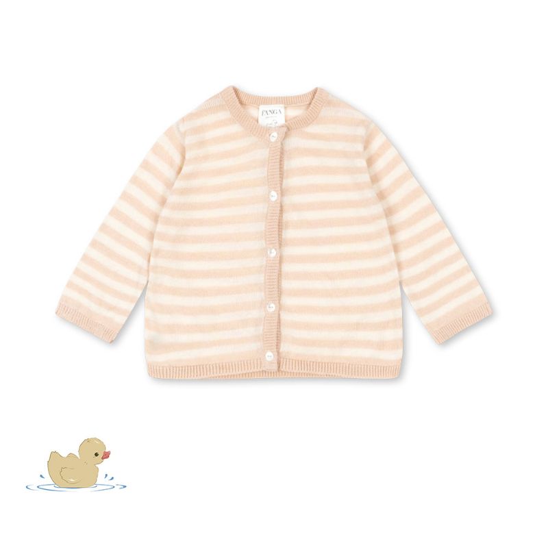 Fanga venti strik cardigan - Cameo rosa