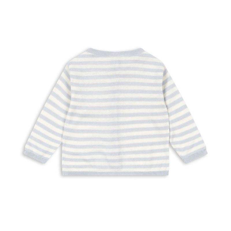 Fanga venti strik cardigan - Gray dawn