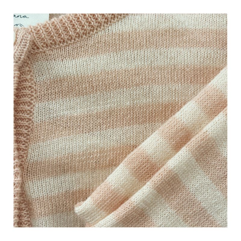 Fanga venti strik cardigan - Cameo rosa