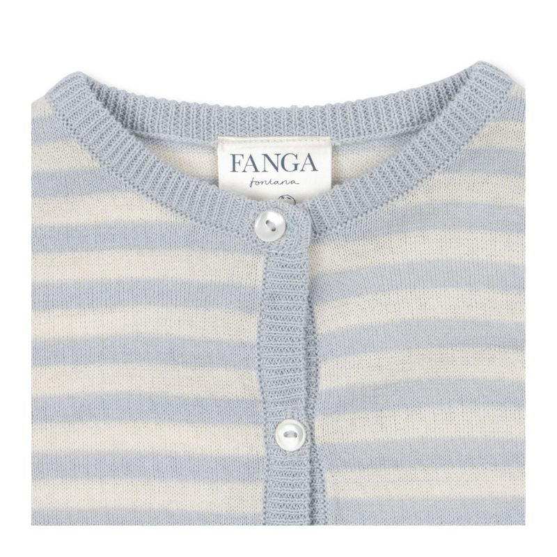 Fanga venti strik cardigan - Gray dawn