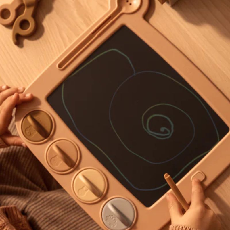 Venzora tegnetavle med stempler