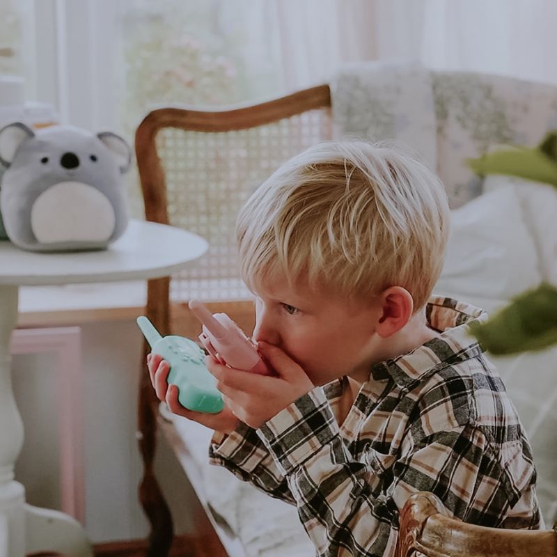 Walkie talkie lyserød 1 stk