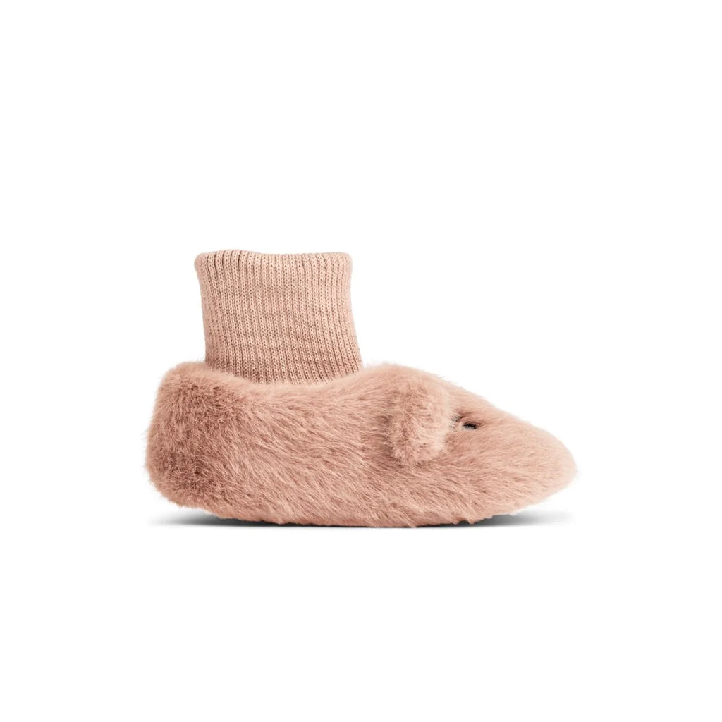 Beth kanin plush hjemmesko - pale tuscany