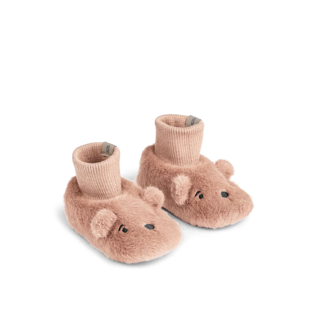 Beth kanin plush hjemmesko - pale tuscany
