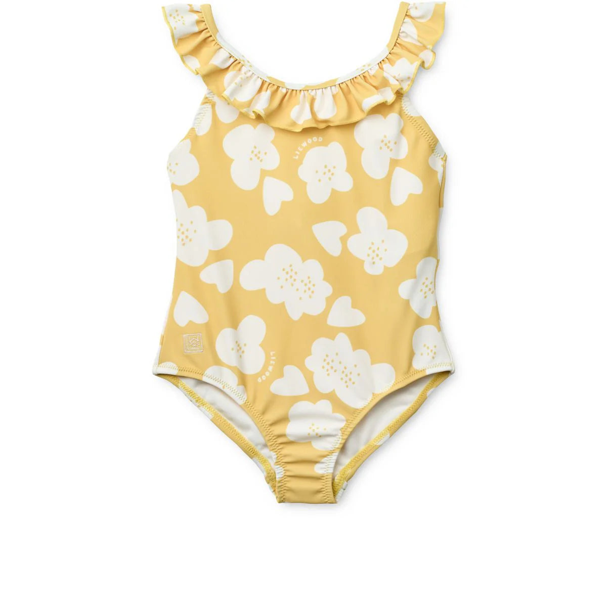 Kallie badedragt - Flower/ lemon yellow