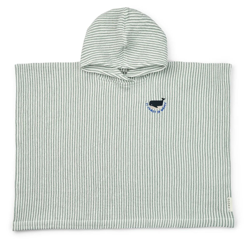 Pacho poncho - Peppermint/ creme de la creme