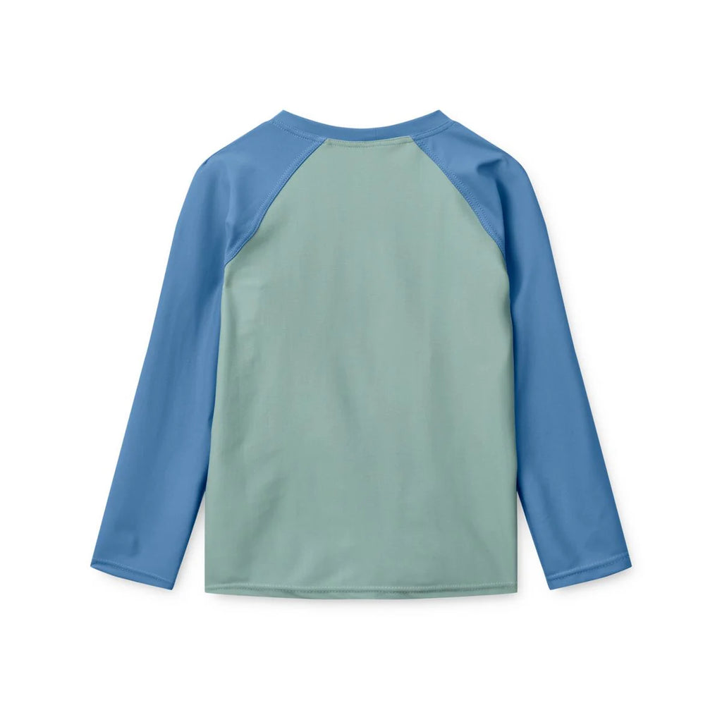 Noah langærmet bade t-shirt - Boards/ light peppermint