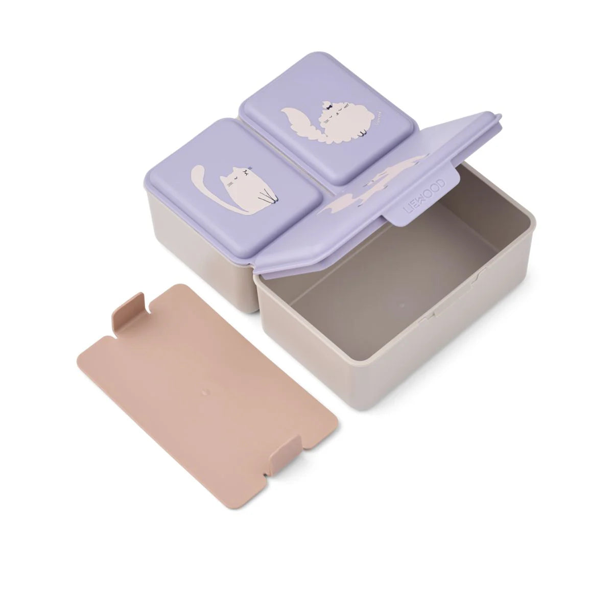 Driss lunchbox - cat warm lillac