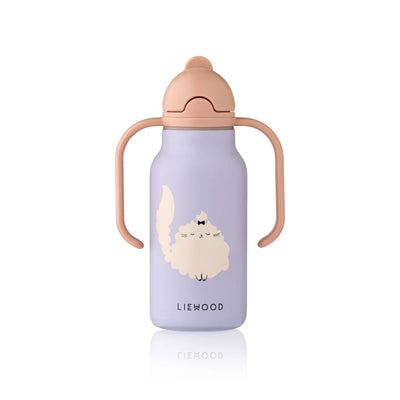 Kimmie vandflaske 250 ml - purple cat
