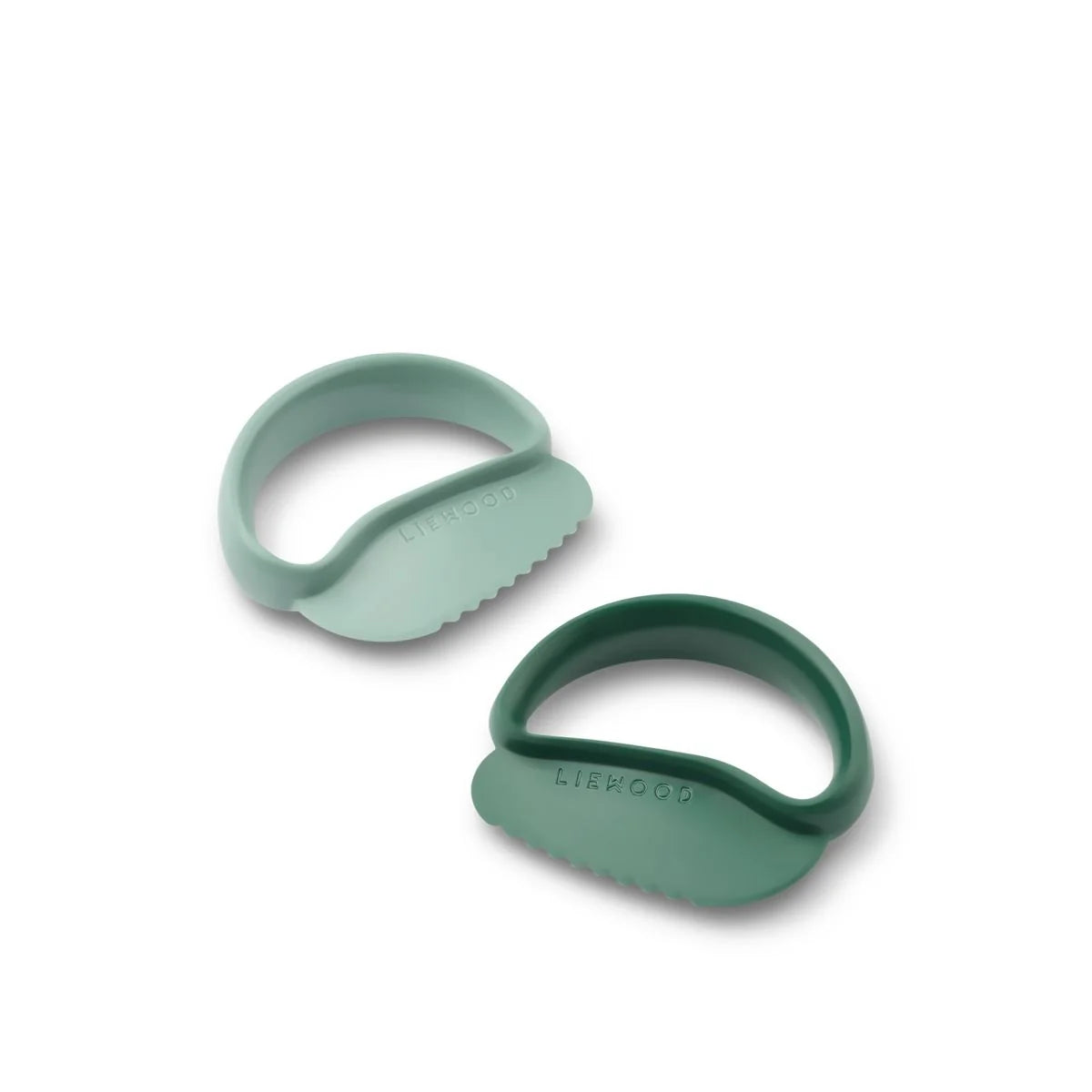 Riven toddler safe cutter 2-pak - peppermint/garden green