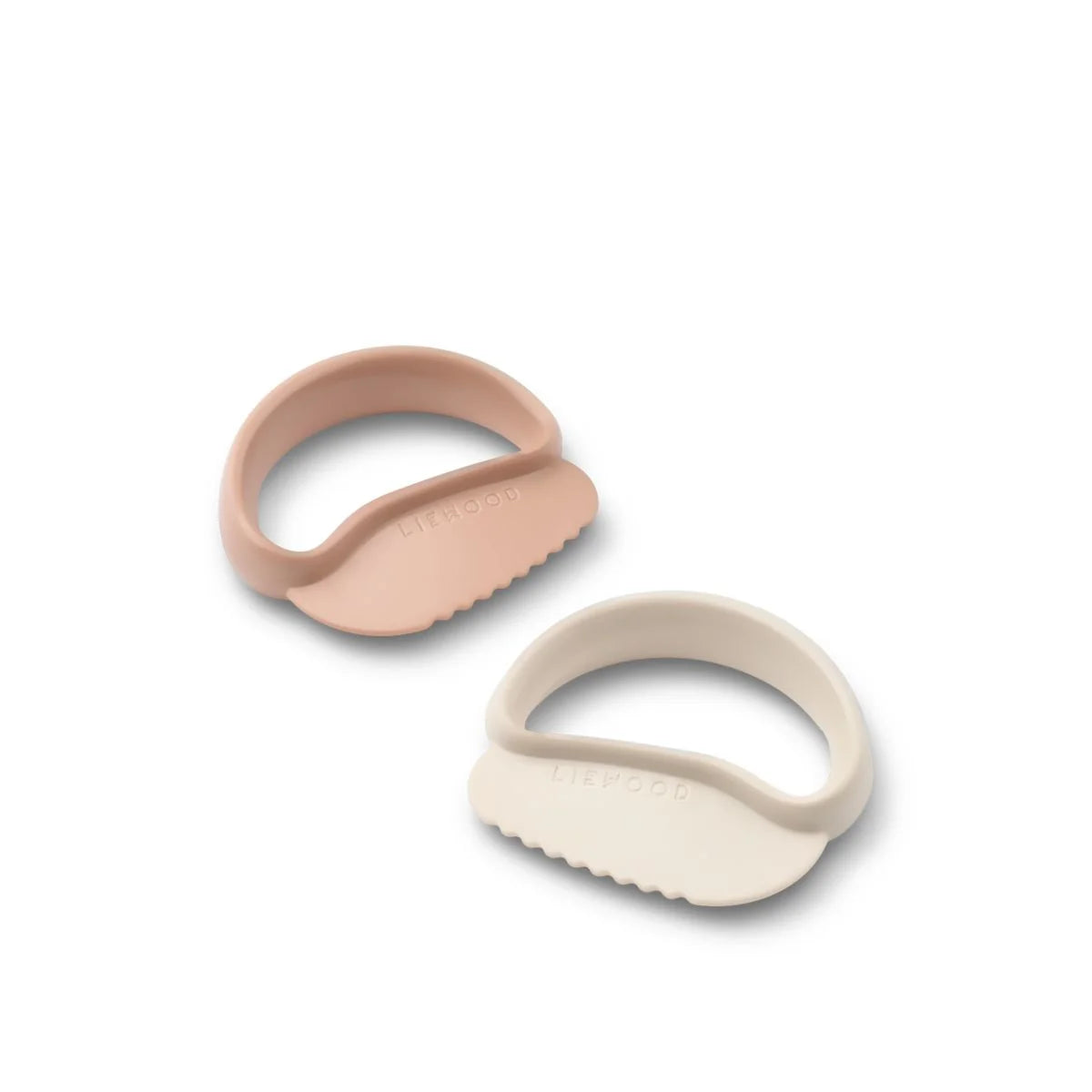 Riven toddler safe cutter 2-pak - pale tuscany/sandy