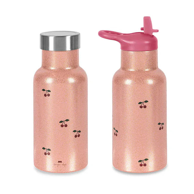 Termoflaske cherry glitter