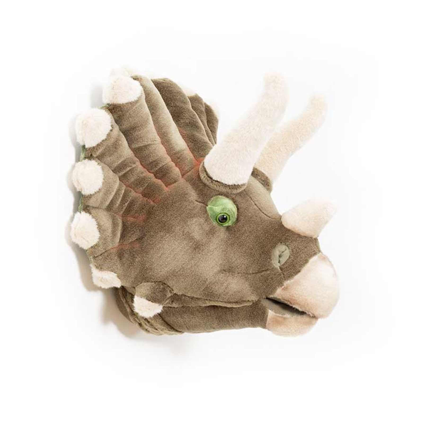 Dyrehoved til væg - Dinosaur/ triceratops