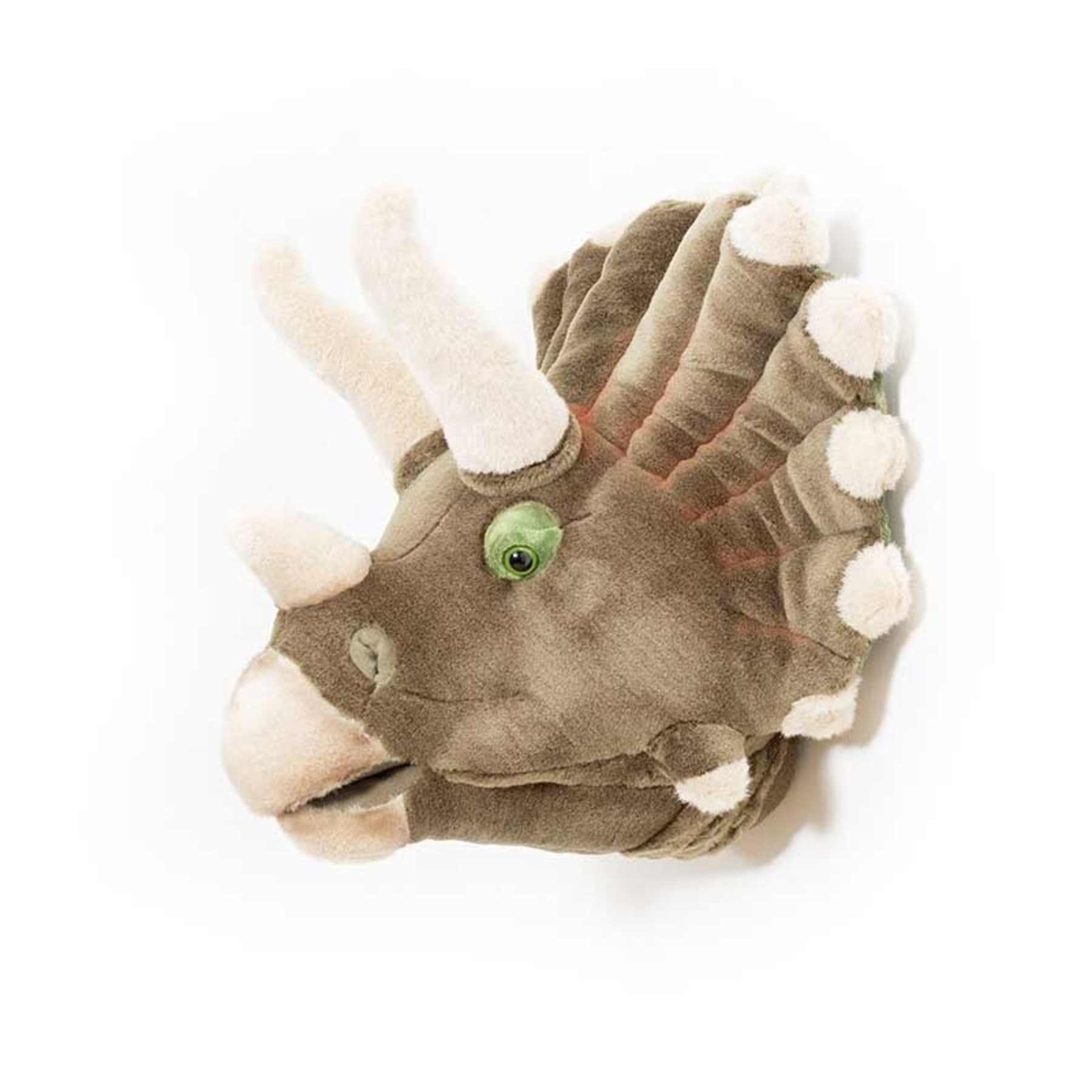 Dyrehoved til væg - Dinosaur/ triceratops