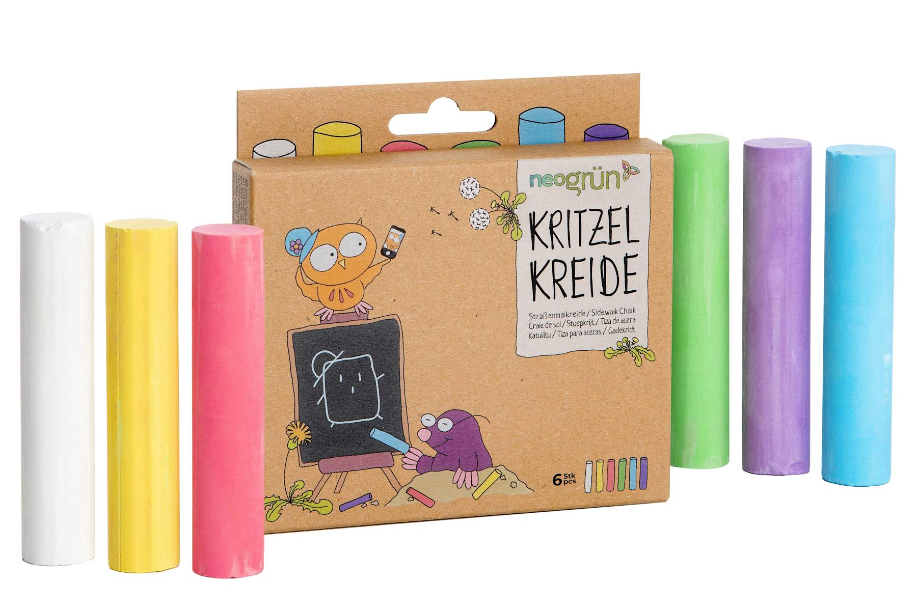 Bionedbrydelige kridt