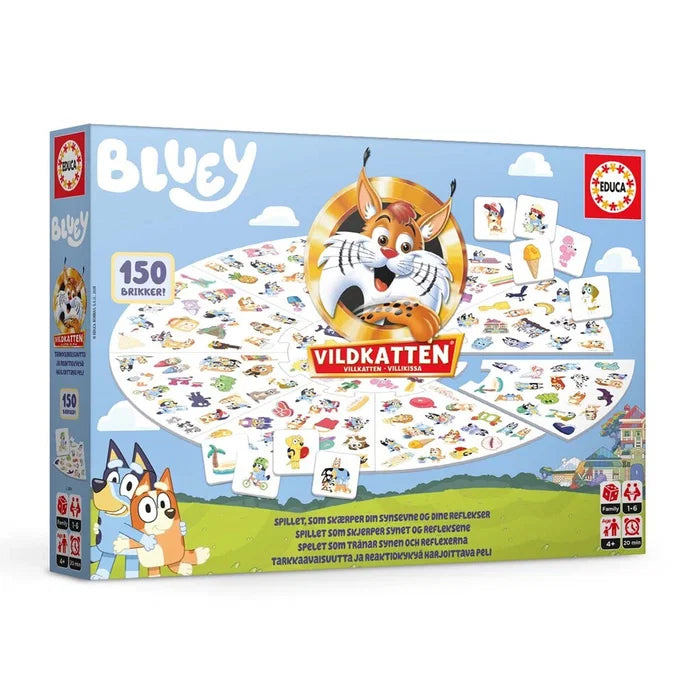 Vildkatten Bluey 150 brikker