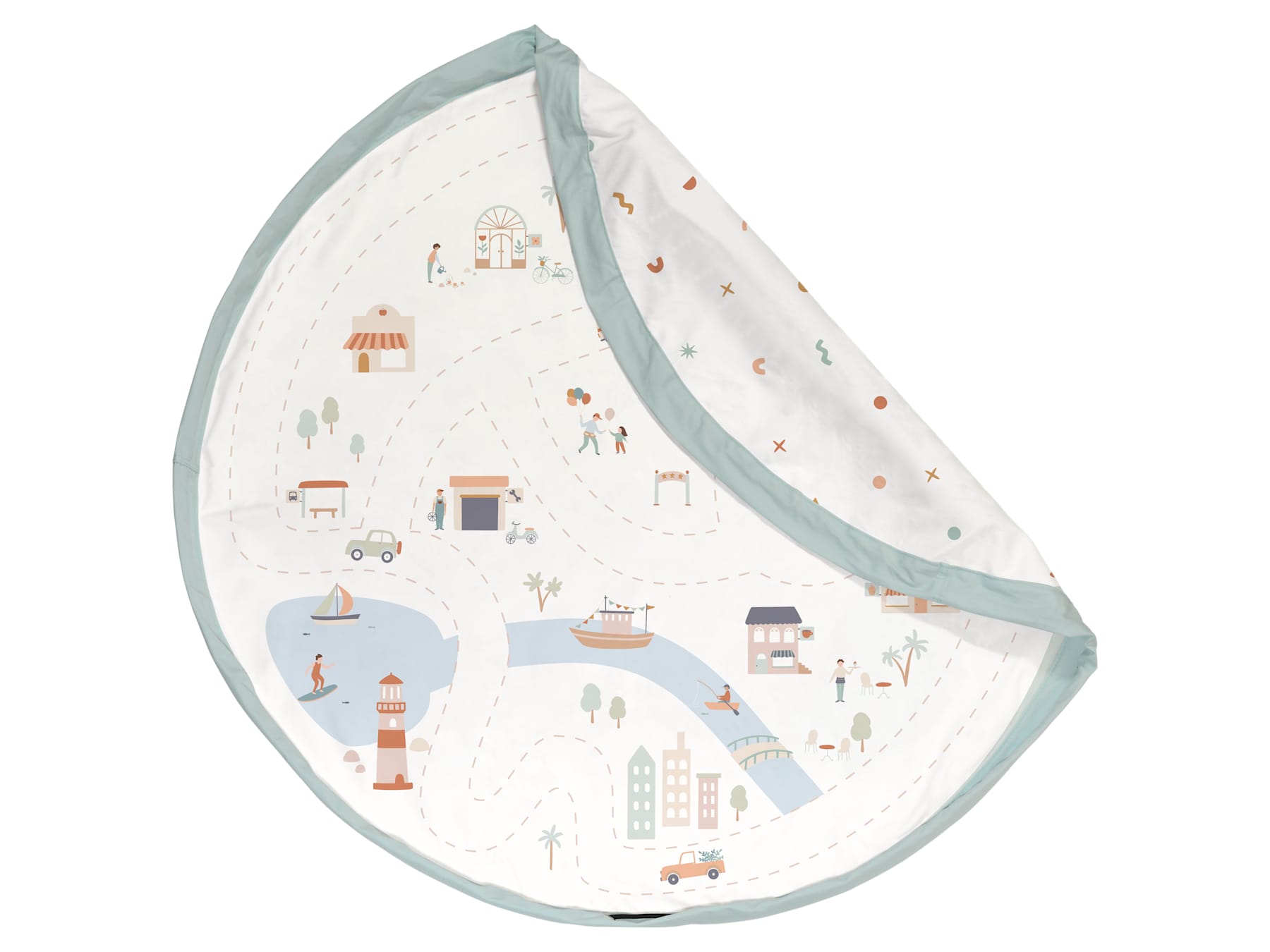 Playmat & storagebag - City