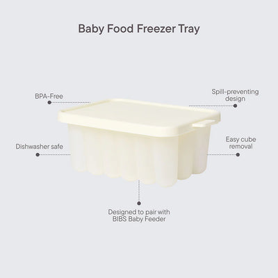 Baby feeder frysebakke