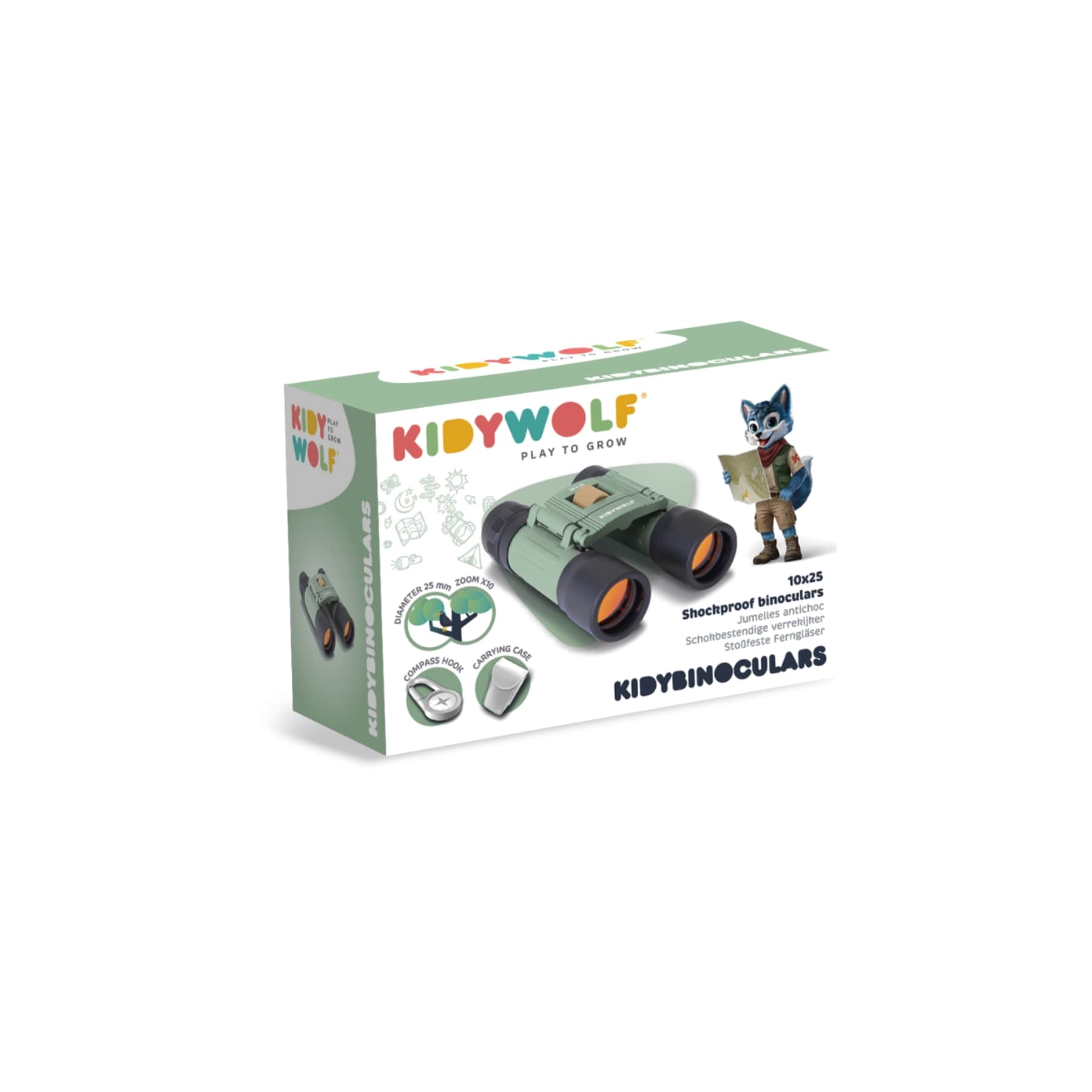 Kidybinoculars kikkert grøn