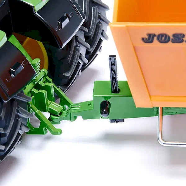 John Deere traktor 8R med tvillingedæk 1:32