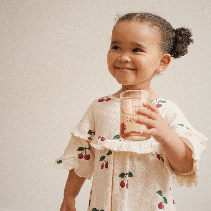 Glitterkopper 2stk - Cherry