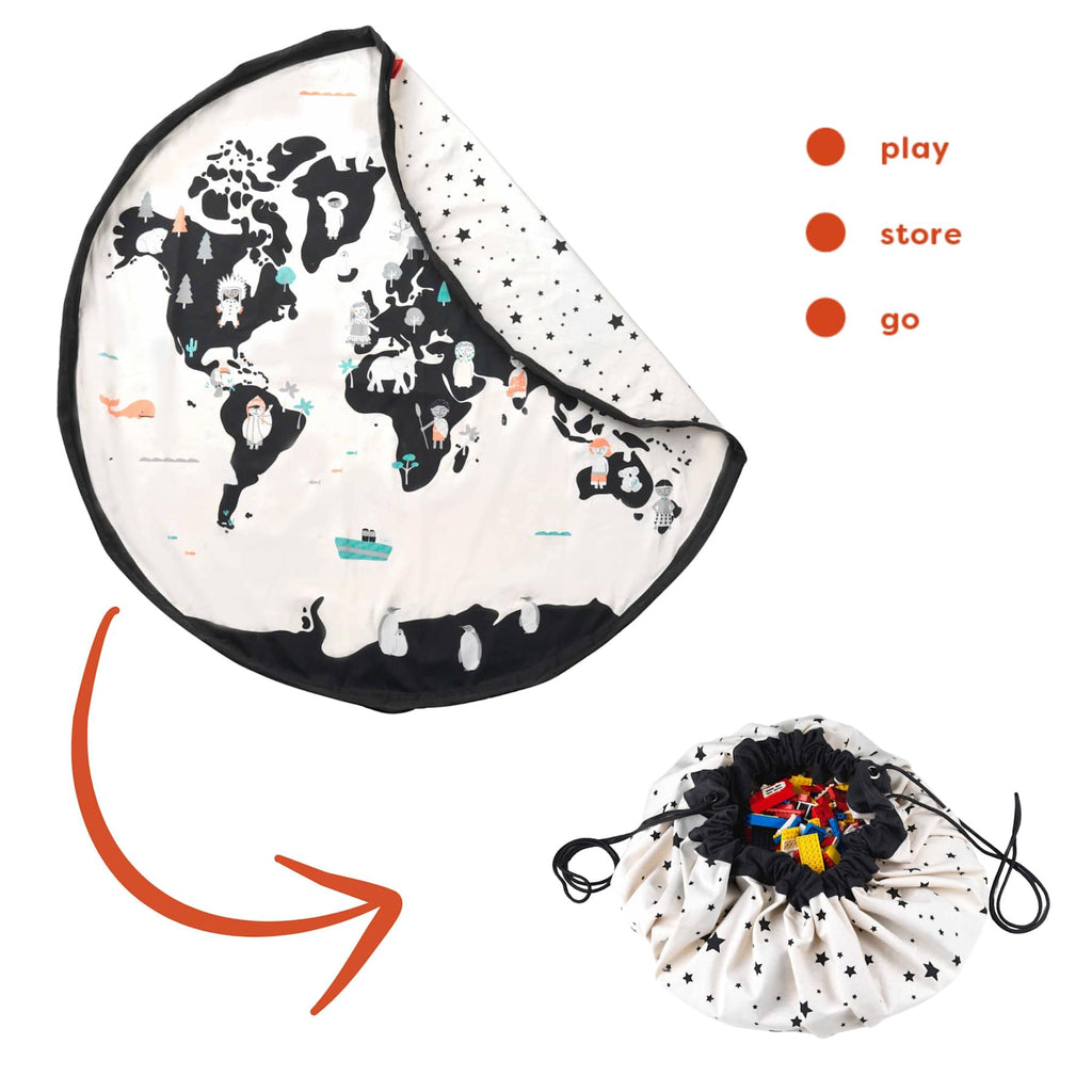 Playmat & storagebag - Worldmap