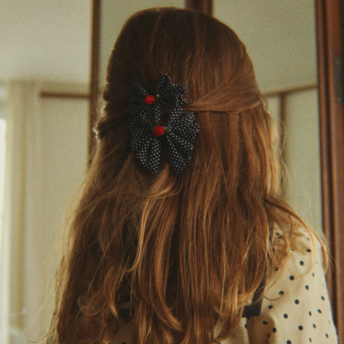 Hårsløjfer 2 pak rose - dot nuit