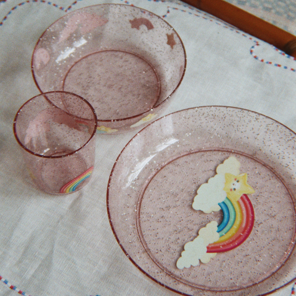 Sparkly dinner sæt