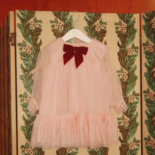 Kjole med sløjfe - Creole Pink