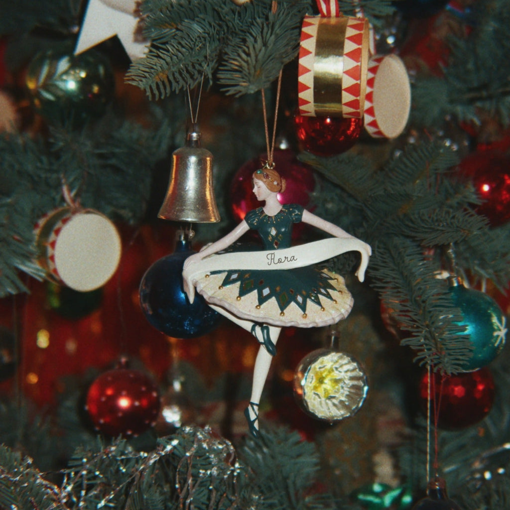 Juletræsornament - Harlekin ballerina