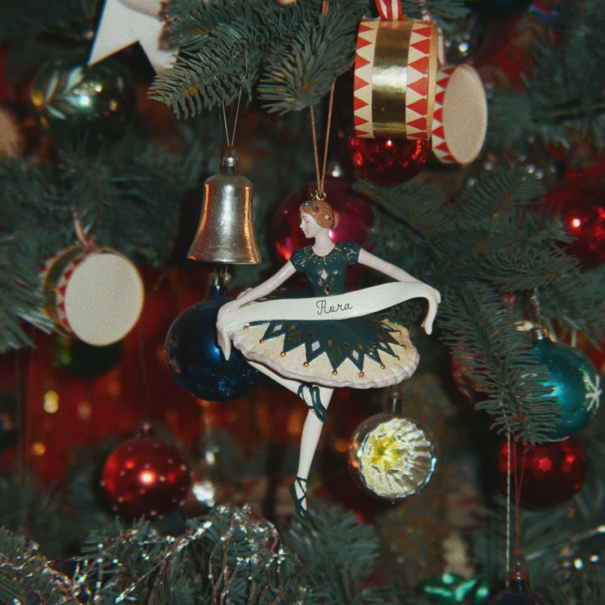Juletræsornament - Harlekin ballerina