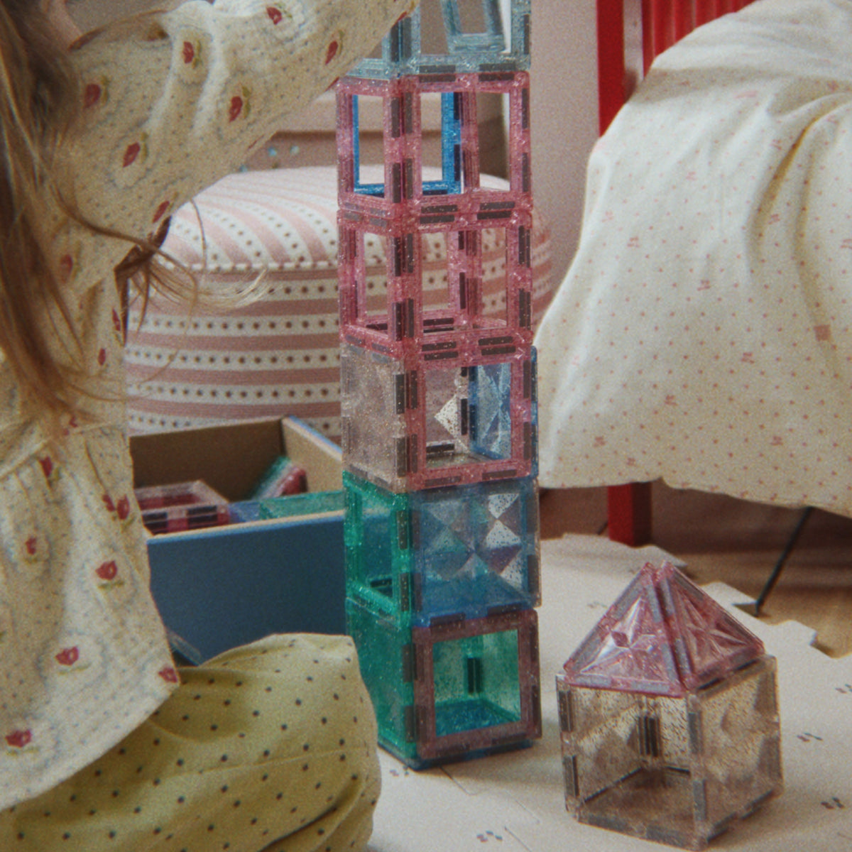 Magnetic tiles - 100 dele